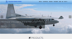 Desktop Screenshot of indonesian-aerospace.com